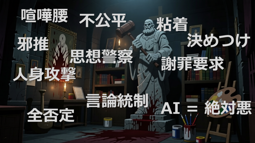 ドグマと攻撃的な批判