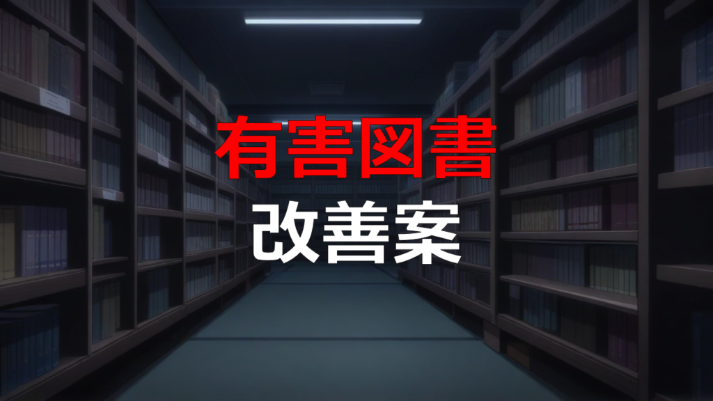 有害図書の改善案